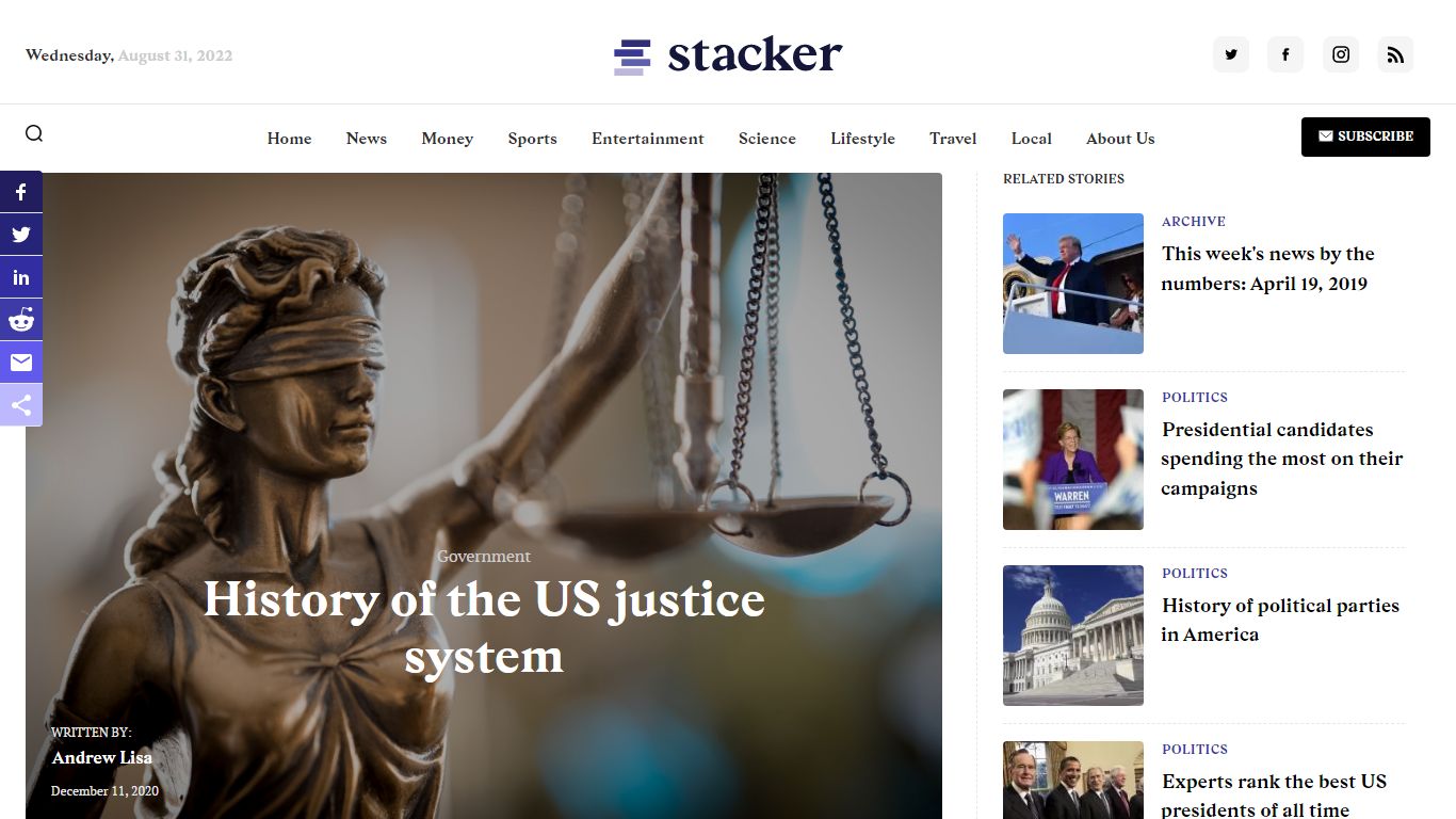 History Of The US Justice System | Stacker